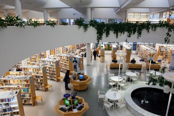 Pasila Library in Helsinki.